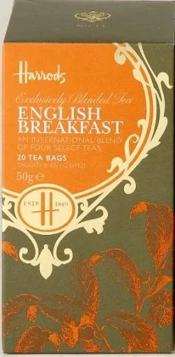 HARRODS CORE 14號英式早餐茶茶包(20入) 外包裝