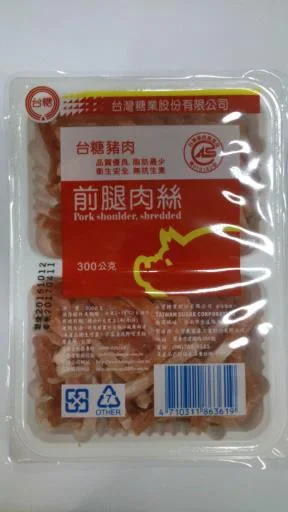 前腿肉絲 外包裝