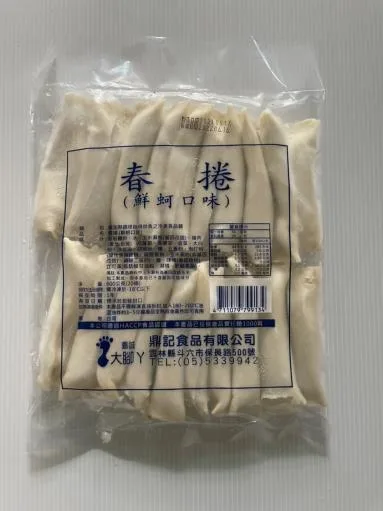 春捲(鮮蚵風味) 外包裝