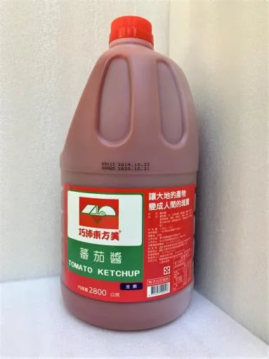 巧沛東方美蕃茄醬2.8kg/6 外包裝
