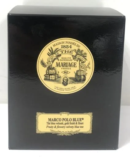 馬可波羅藍茶 外包裝