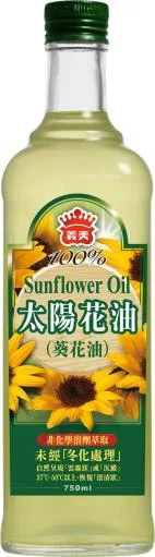 義美100%太陽花油 外包裝