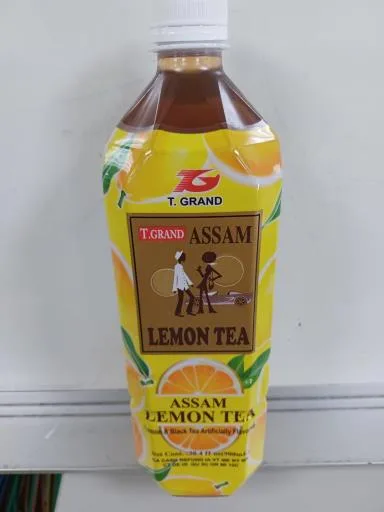 阿薩姆檸檬茶900ML 外包裝