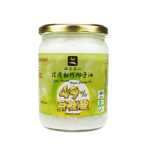 【Anpowda 群安安心】頂級初榨冷壓椰子油500ml 外包裝