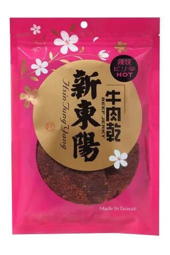 新東陽辣味牛肉乾100g(貿易) 外包裝