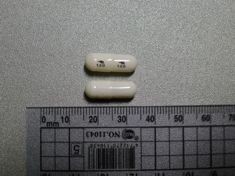 達爾能持續性膠囊120毫克外觀