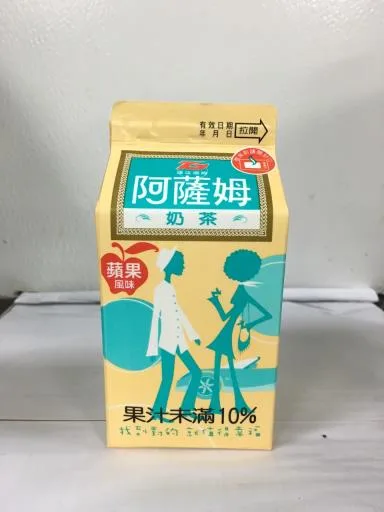 阿薩姆奶茶-蘋果風味IP400ml 外包裝