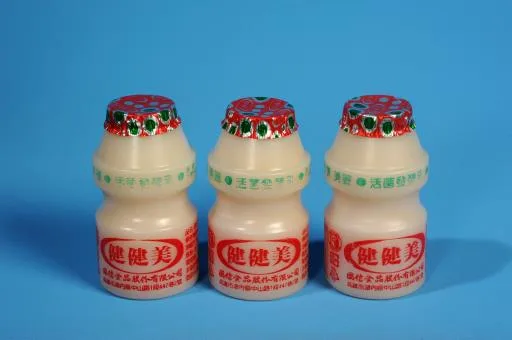 健健美活菌發酵乳 外包裝