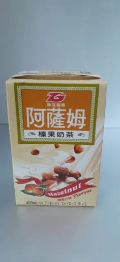 阿薩姆榛果奶茶400ml 外包裝