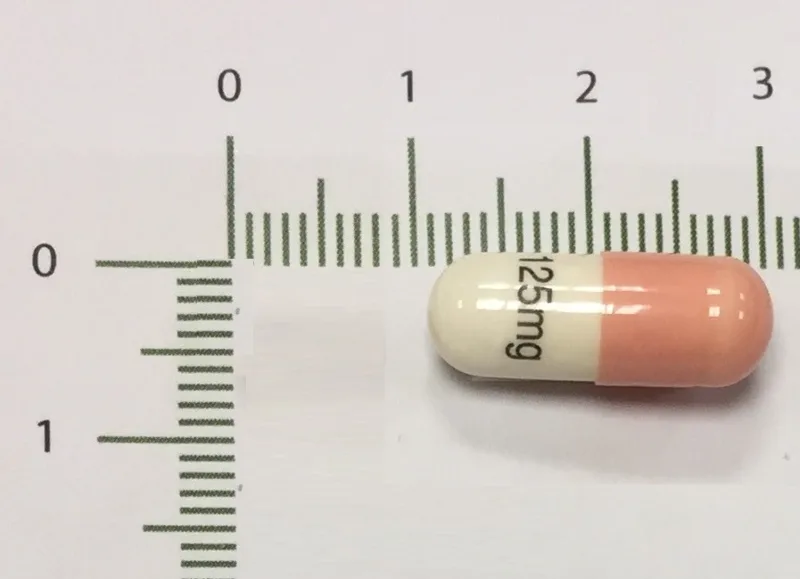 治敏吐膠囊125毫克外觀