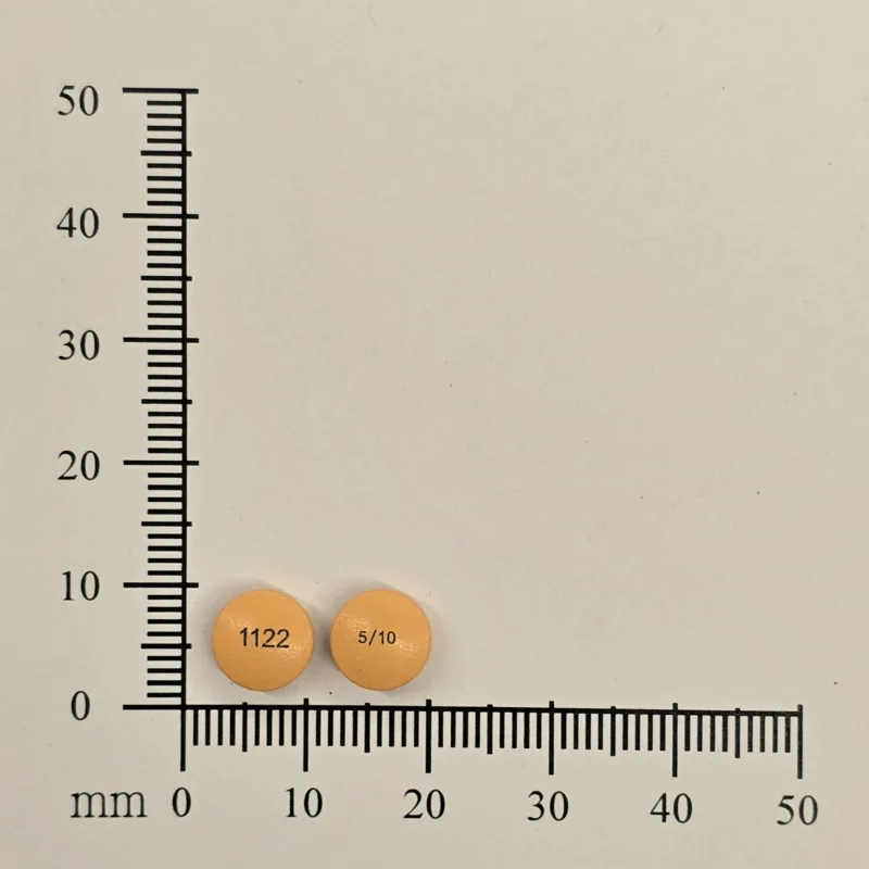 控糖穩膜衣錠5毫克/10毫克外觀