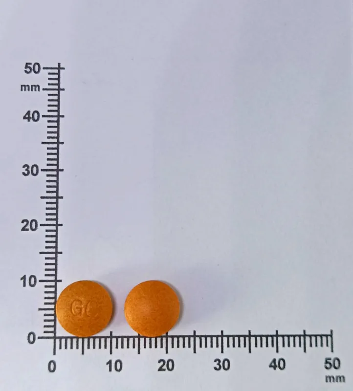 "明大"吉康膜衣錠9.6毫克（銀杏葉類黃酮配醣體）外觀