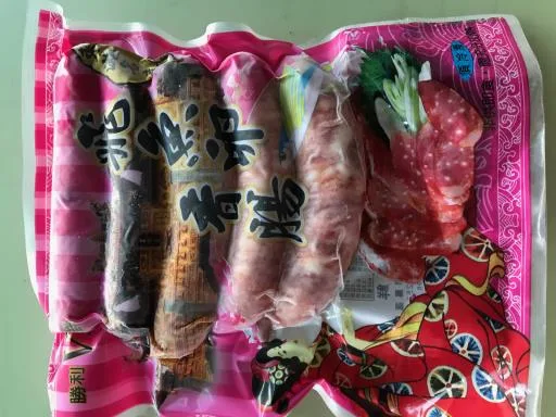 飛魚卵香腸 外包裝