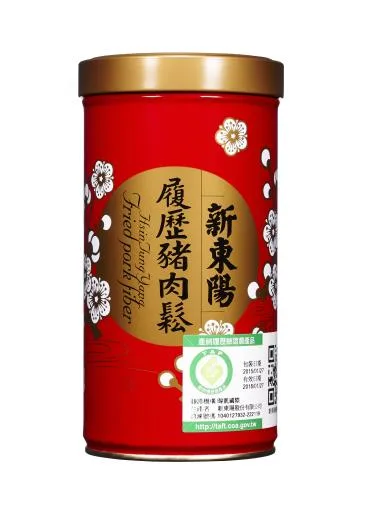 新東陽履歷豬肉鬆270G 外包裝