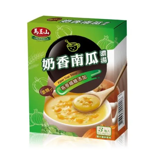奶香南瓜濃湯15g×3pcs(盒) 外包裝