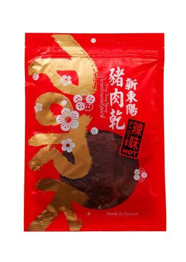 新東陽辣味豬肉乾110G(貿易) 外包裝
