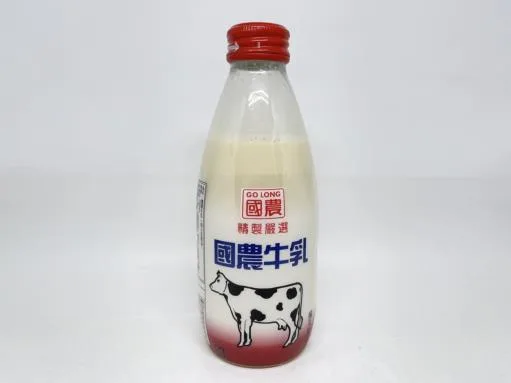 國農(玻)牛乳240ml(保久乳飲品) 外包裝