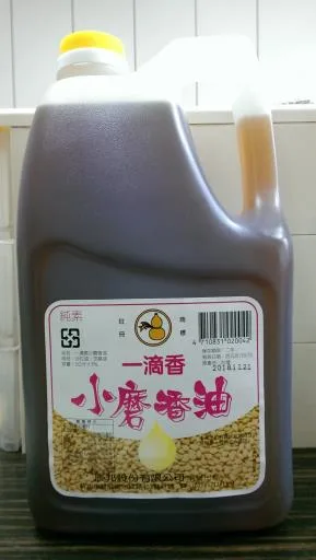 一滴香小磨香油3公斤 外包裝