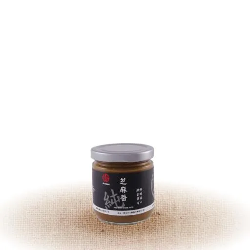 真老純白芝麻醬200g 外包裝