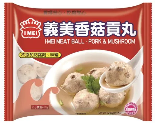 義美香菇貢丸 430g 外包裝