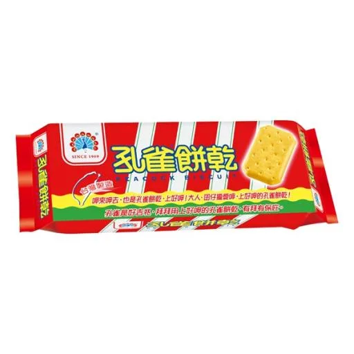 孔雀餅乾 外包裝