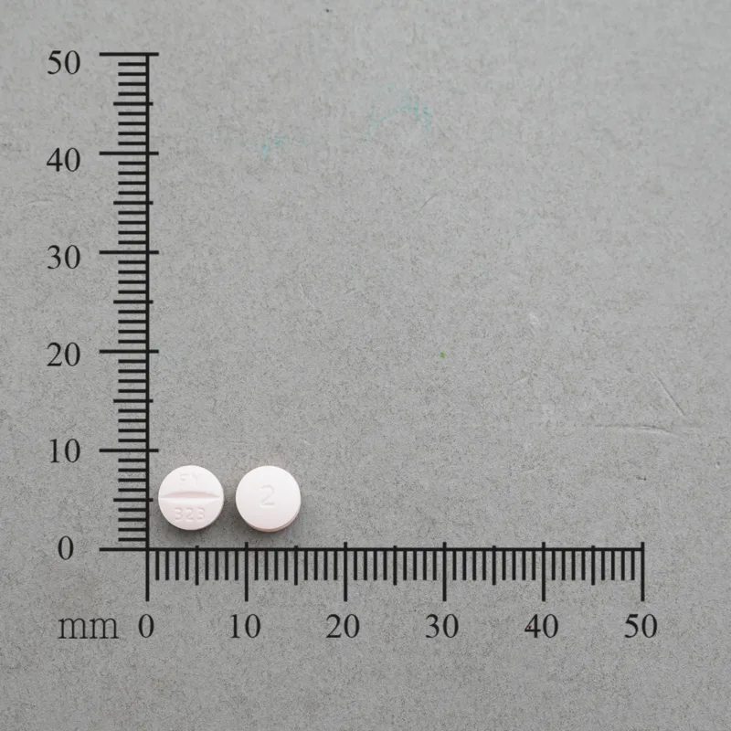 優利斯錠 2 毫克外觀