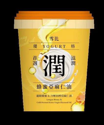 雪比潤優格-蜂蜜亞麻仁油 400g 外包裝