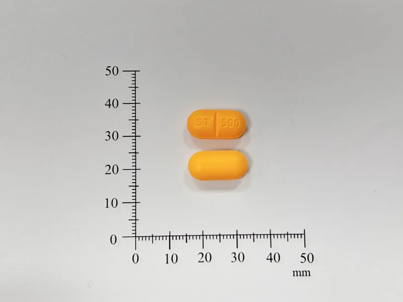 賜福力欣膜衣錠５００毫克外觀