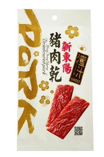 新東陽蜜汁豬肉乾45G 外包裝
