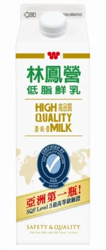 林鳳營鮮乳低脂SP974g 外包裝