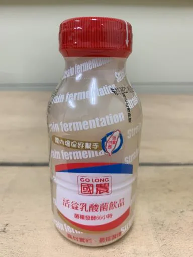 國農活益乳酸菌飲品215mL(保久乳飲品) 外包裝