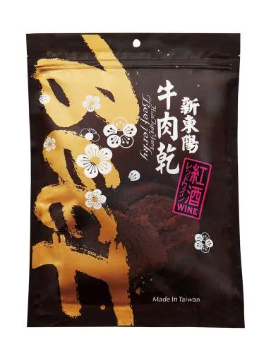 新東陽紅酒牛肉乾245G 外包裝
