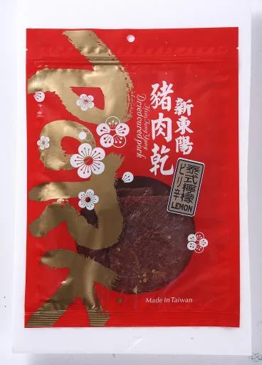 新東陽泰式檸檬豬肉乾265G 外包裝