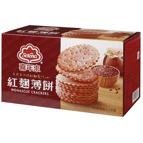 紅麴薄餅 外包裝