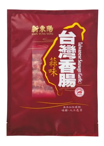 新東陽特級蒜味香腸低溫540G 外包裝