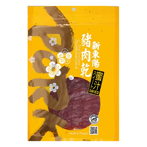 新東陽蜜汁豬肉乾310g 外包裝