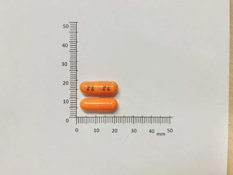 威爾鋅膠囊50毫克外觀