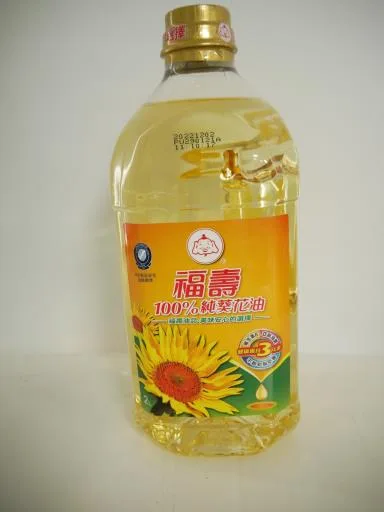 福壽100%葵花油 外包裝