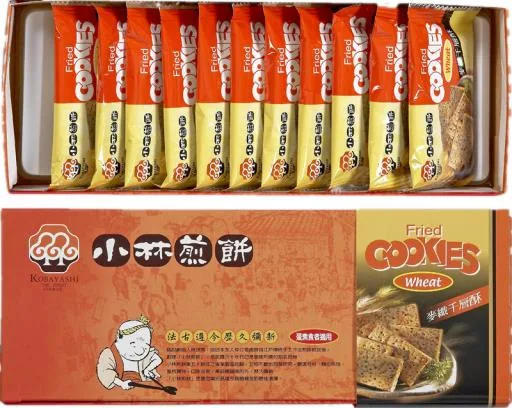 林桑手燒-麥纖千層酥 外包裝