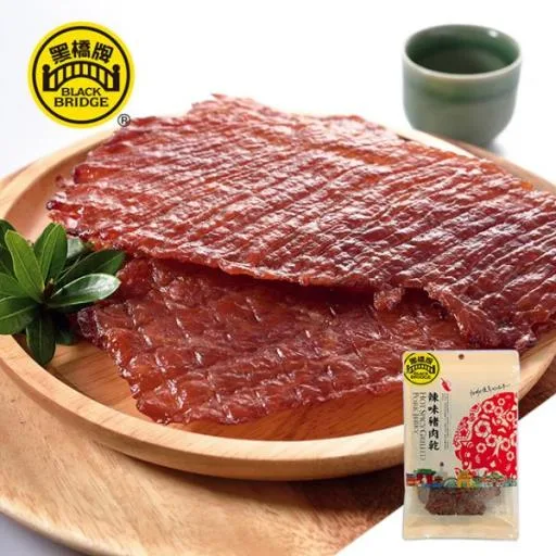 小包辣味豬肉乾－彩色袋(新) 外包裝
