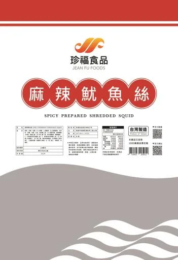 JF 麻辣魷魚絲 外包裝