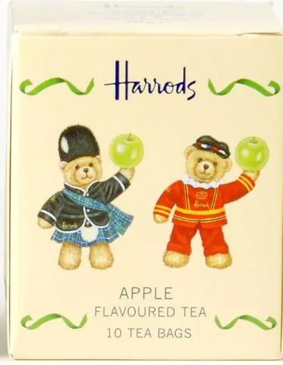 HARRODS新倫敦熊 蘋果茶茶包(10入) 外包裝