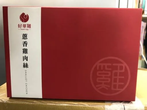 蔥香雞肉絲 外包裝
