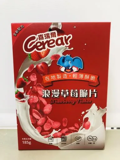 喜瑞爾浪漫草莓脆片 外包裝