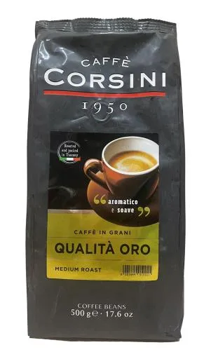 CORSINI 頂級金牌咖啡豆 外包裝
