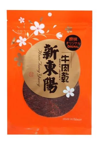新東陽原味牛肉乾包90G 外包裝