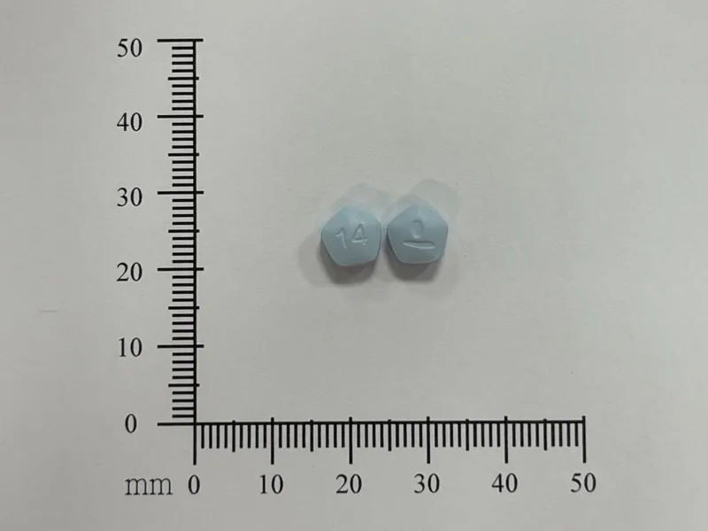 歐博捷膜衣錠14毫克外觀