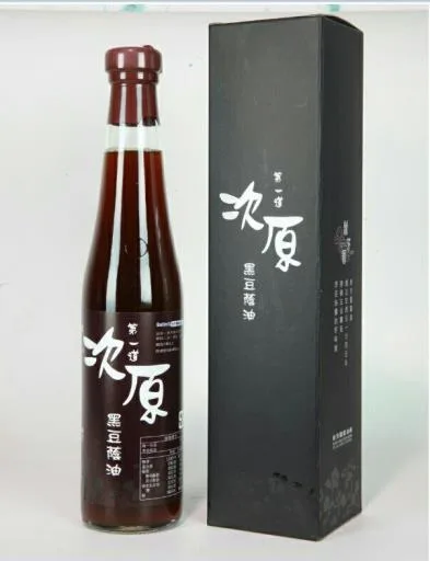 新芳園次原黑豆蔭油 外包裝