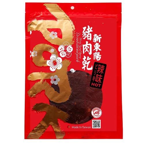 新東陽辣味豬肉乾310g 外包裝