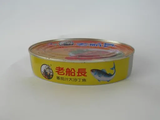 老船長蕃茄汁大沙丁 外包裝